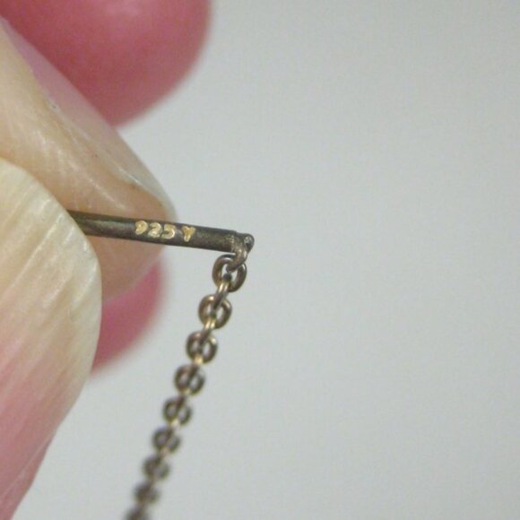 Sterling Silver Long Teardrop Dangle Chain Earrings 925 Post Party Cocktail - Picture 3 of 6